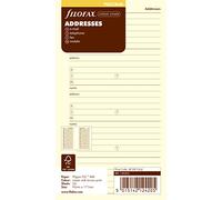 Filofax Bloc-notes Nom/adresse/email/téléphone fixe/fax/téléphone portable Crème (Import Royaume Uni)