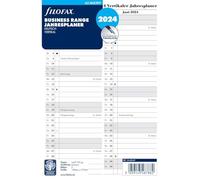 FILOFAX Calendrier 2024 au format A5, multi-planificateur annuel vertical (allemand)