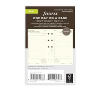 Filofax calendrier Mini 4 Languages cotton cream Day per page 2027