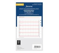 Filofax Calendrier personnel professionnel mensuel 2026 (en allemand)