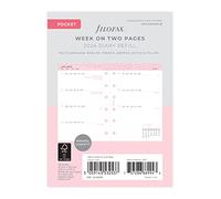 FILOFAX Calendrier Semaine sur deux pages Confetti - Pocket 2024