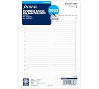 Filofax Format A5 Multi 1 jour sur 1 page (allemand) 2023, 23-68546, blanc