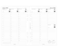 Filofax Format A5, multicolore, 1 semaine sur 2 pages, 2025