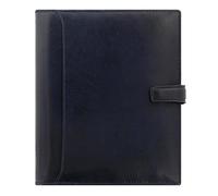 Filofax Lockwood Organiseur zippé Bleu marine Format A5