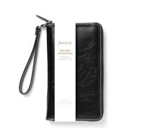 Filofax Malden Organiseur personnel compact zippé avec dragonne Noir