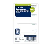 Filofax Mini 1 semaine sur 2 pages (allemand) 2023, blanc, 23-68140