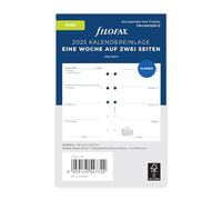 Filofax Mini 1 semaine sur 2 pages (allemand) 2025