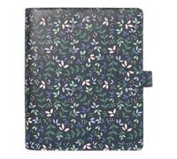 Filofax Organiseur de jardin, format A5, crépuscule, aspect cuir, accents dorés, six anneaux, calendrier semainier, multilingue, 2027 (C028739-27)