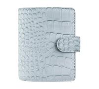 Filofax Organiseur de poche classique Croc Brume argentée