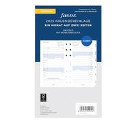 Filofax Personal 1Mo./2S. Tabbed (allemand) 2025