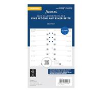 Filofax Personnel 1 semaine sur 1 page (allemand) 2025