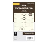 Filofax Personnel 1 semaine sur 2 pages Cotton Cream Français 2025