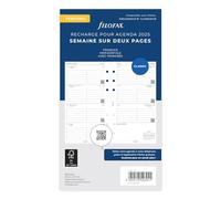 Filofax Personnel 1 semaine sur 2 pages lignées en français 2025