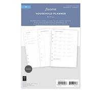 Filofax Planificateur de ménage au format A5, blanc