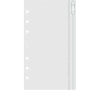 Filofax Pochette Zip pour Organiseur - Transparent
