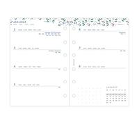 Filofax Pocket Garden Week to View 2023 Diary, White (23-68292)