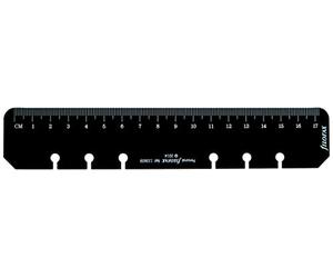 Filofax Règle personnelle / Marqueur de page - Noir
