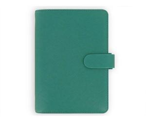Filofax Saffiano A6 personal weekly aquamarine