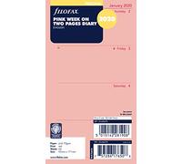 Filofax Semaine personnelle sur 2 pages 2020 Rose