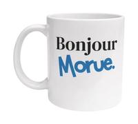 FILOUFACE Mug Bonjour Morue idée Cadeau Anniversaire Humour qui réveille