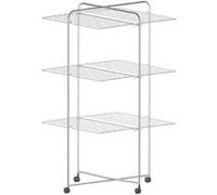 Filplast séchoir tour magnolia 30 m d'étendage a 3 étages 72x65x124 cm blanc et noir Blanc G
