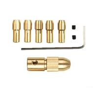 Filteilect Kit de forets électriques de 0,5 à 3 mm pour mini perceuse manuelle, mandrin en cuivre pour panneau ABS, feuille d'aluminium, carton, 8 pièces (SKU)