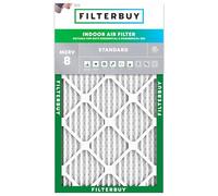Filterbuy Filtre à air 14 x 30 x 1 MERV 8 Dust Defense (lot de 1), filtres à air plissés de rechange pour fournaise CVC (taille réelle : 34 x 75 x 1 cm)