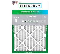 Filterbuy Filtre à air 30,5 x 40,6 x 2,5 cm MERV 8 Dust Defense (lot de 1), filtres à air plissés pour fournaise CVC (taille réelle : 29 x 39 x 1,9 cm)
