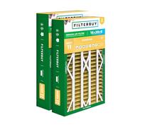 Filterbuy Lot de 2 filtres à air MERV 11 de 40,6 x 71,1 x 15,2 cm, filtres à air plissés pour four CVC Aprilaire Space-Gard 2400 (taille réelle : 39,4 x 67,94 x 15,2 cm)