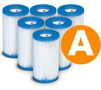 Filtr do pompy komplet Typ A 6 szt INTEX 29000 x6