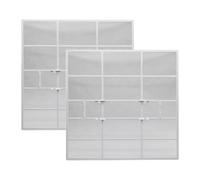 Filtre à air AC - Pièces de rechange pour filtration de poussière de four | Filtre de rechange AC pour maison, salon, chambre à coucher, camping-car, appartement, dortoir, bureau, atelier