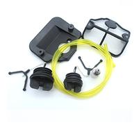 Filtre à air, bouchon d'huile de carburant et kit de conduite de carburant de 2 pieds pour tronçonneuse Husqvarna 136 141 137 142 36 41 530029811 501765602