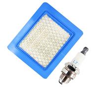 Filtre à air & bougie d’allumage pour tondeuse, kit de rechange pour admission moteur et allumage, insert filtrant pour réduire la saleté, remplacement rapide