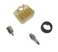 Filtre à Air Conduite de Carburant Filtre à Carburant Bougie d'allumage pour Husqvarna 350 340 345 346 XP 351 353 Tronçonneuse