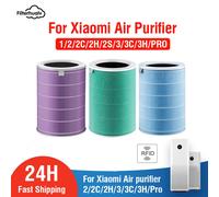 Filtre à Air pour purificateur d'air Xiaomi Mi 1 2 2S 2C 2H 3 3S 3C 3H Mijia, filtres à Air de remplacement HEPA en carbone Violet