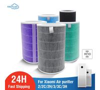 Filtre à Air pour Xiaomi Mi 1/2/2S/2C/2H/3/3C/3H, filtre purificateur d'air, charbon actif, filtre Hepa PM2.5, antibactérien, formaldéhyde Gray