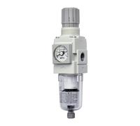 Filtre à air séparateur huile-eau à source d'air AW30/40-04E avec vanne de régulation de pression et vanne de réduction de pression(AW40-04E)