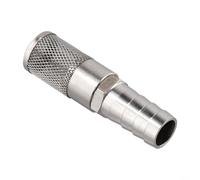 Filtre à ardillon en acier inoxydable de 1,5 mm pour systèmes de carburant, gaz, air, eau, argent, 19 mm, 20 mm de diamètre intérieur (20 mm)