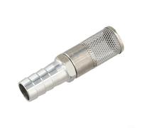 Filtre à ardillon en acier inoxydable de 19 à 20 mm pour carburant, gaz, eau, pompe à air, raccords de tuyaux, finition argentée (19 mm)