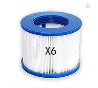 Filtre à cartouche - 6Pcs - Papier 120 plis - Hauteur 80mm - Diamètre 100mm