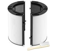 Filtre à charbon 360° en verre HEPA + filtre à charbon de rechange pour Dyson HP1 TP09 TP07 TP06 TP04 TP10 TP7A HP04 HP06 HP07 HP09 HP10 HP4A HP7A PH01 PH02 PH03 PH04 PH3A DP04 PC1 Purificateur d'air
