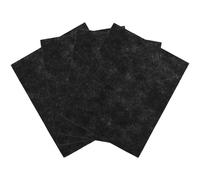 Filtre à Charbon Actif 4 Feuilles en Fibre Noir | Filtre pour Climatisation Gainable, Filtre pour Ventilation de Climatisation, Moins de Poussière Intérieure