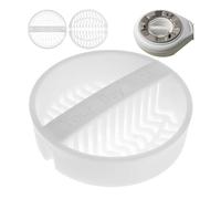 Filtre à Cheveux pour Vidage de Douche Viega Tempoplex - Compatible Avec Modèles 6963, 6962, 6961, 6960 - 1 Pièce, Blanc
