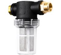 Filtre à eau à sédiments de 1,9 cm - Préfiltre pour pompes - Préfiltre à eau avec adaptateur - Pour nettoyeur haute pression Kärcher - Système de pré-filtre lavable