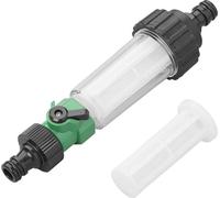 Filtre à eau avec raccord universel pour robinet/tuyau d'arrosage, filtre supplémentaire inclus.