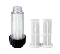 Filtre à eau de laveuse haute pression pour Karcher K2 K3 K4 K5 K6 K7 G 3/4 ''filtres à eau avec 2 noyaux de filtre pour Lavor pour Nilfisk Orange