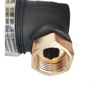 Filtre à eau en ligne 3/4 avec écran en maille 40100, corps en polycarbonate pour nettoyeur haute pression, connecteur de tuyau pour bloquer le sable et les particules (40 mailles)