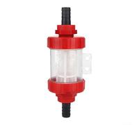 Filtre à eau en maille pour tuyau d'arrosage, pompe d'irrigation, réservoir d'aquarium, pulvérisateur et jet d'eau, connecteur grand débit en plastique transparent avec tailles 14/15/19 mm (14 mm)