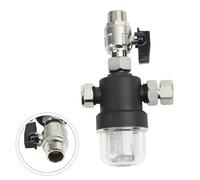Filtre à eau magnétique pour chauffage au sol DN20 DN25 | Comprend 1 filtre magnétique pour chaudière avec maille en acier inoxydable et collier magnétique amovible pour équipement