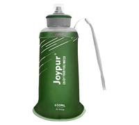 Filtre à eau pour gourde, 650 ml, pliable, vert. Filtration en 3 étapes, ultrafiltration de 0,01 µm, sans BPA. Idéal pour les activités de plein air, le camping, la randonnée et les voyages